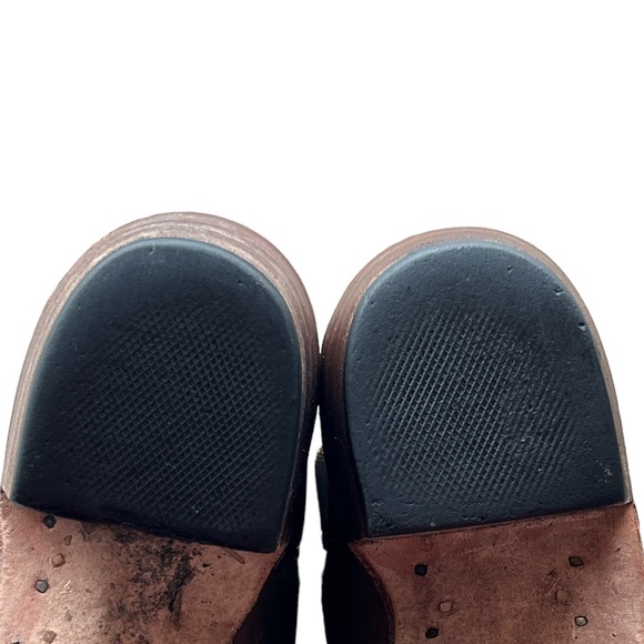 Reyme Boots Women’s Western Cowboy Cowgirl Square Toe Brown & Red  Pull-On - Picture 7 of 8